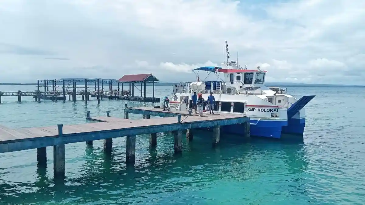KMP Kolorai Segera Beroperasi, Layani Wisatawan dan Warga ke Spot Wisata di Morotai