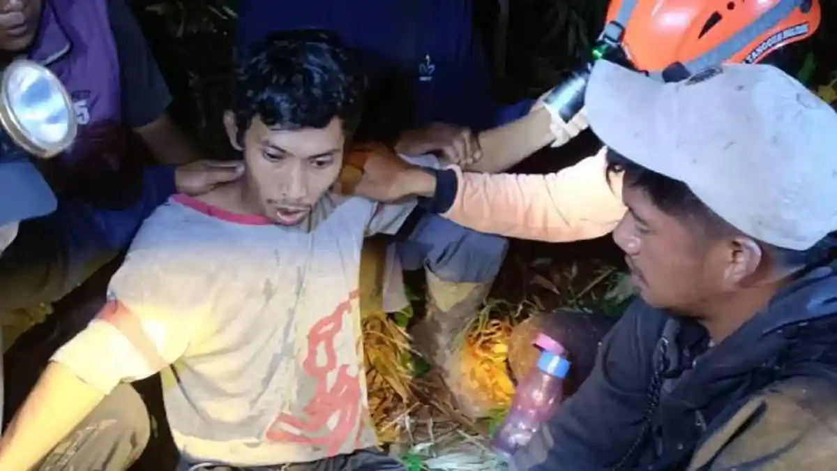 Kondisi Pria Asal Karanganyar yang Hilang saat Menyadap Getah: Ditemukan Duduk dan Linglung