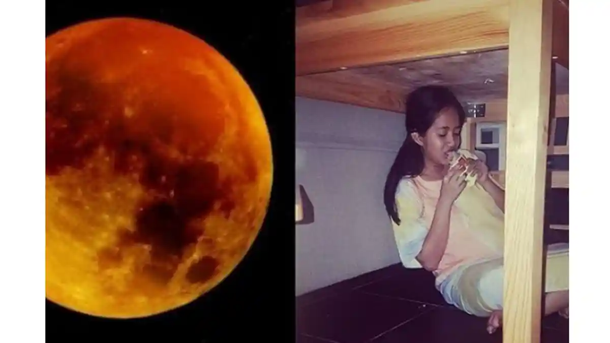 Istri Aktor Ini 'Ngumpet' di Kolong Meja Saat Gerhana Bulan