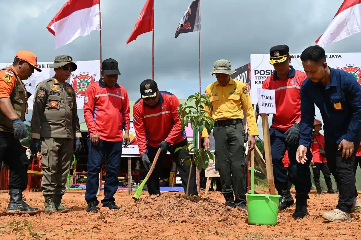 Gladi Posko Karhutla, Paser Satukan Kekuatan Cegah Kebakaran Hutan dan Lahan
