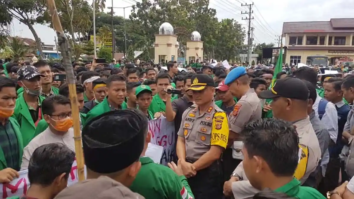 Kapolres Langsa Siap Dicopot, Jika Ada Tindakan Reprensif Anggota