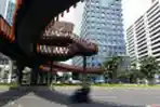 JPO Pinishi Jalan Jenderal Sudirman Jakarta