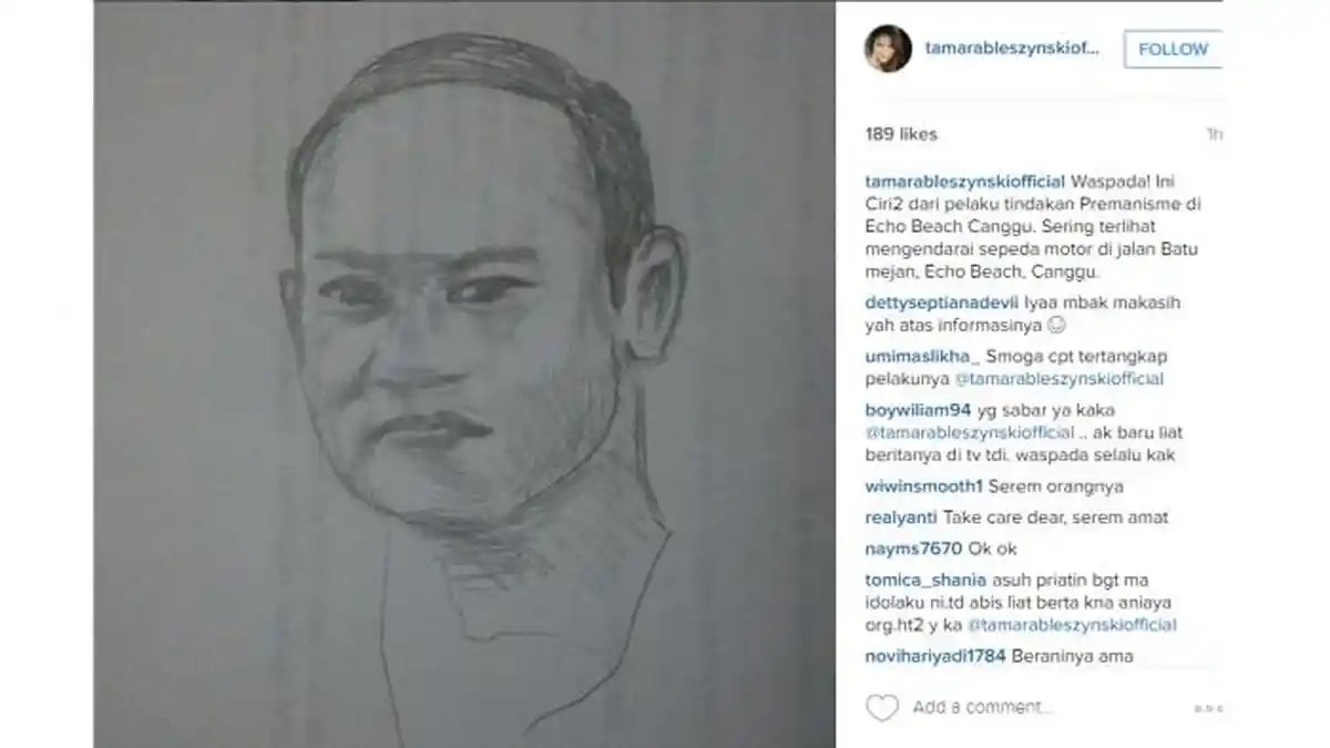 Datangi Polsek Kuta Utara, Sobrat Nyatakan Ini Tentang Hubungannya dengan Tamara Bleszynski