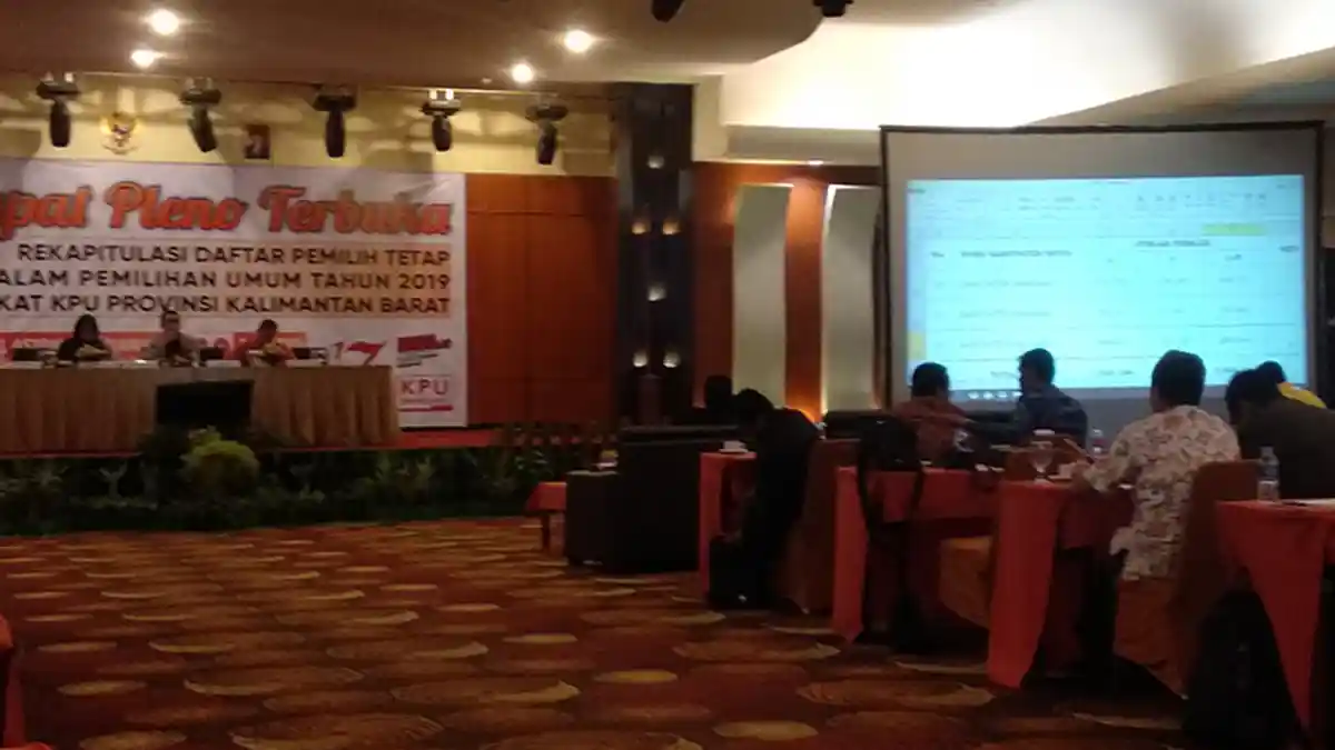 Berikut Jumlah DPT Sementara Tingkat Kalbar untuk Pemilu 2019