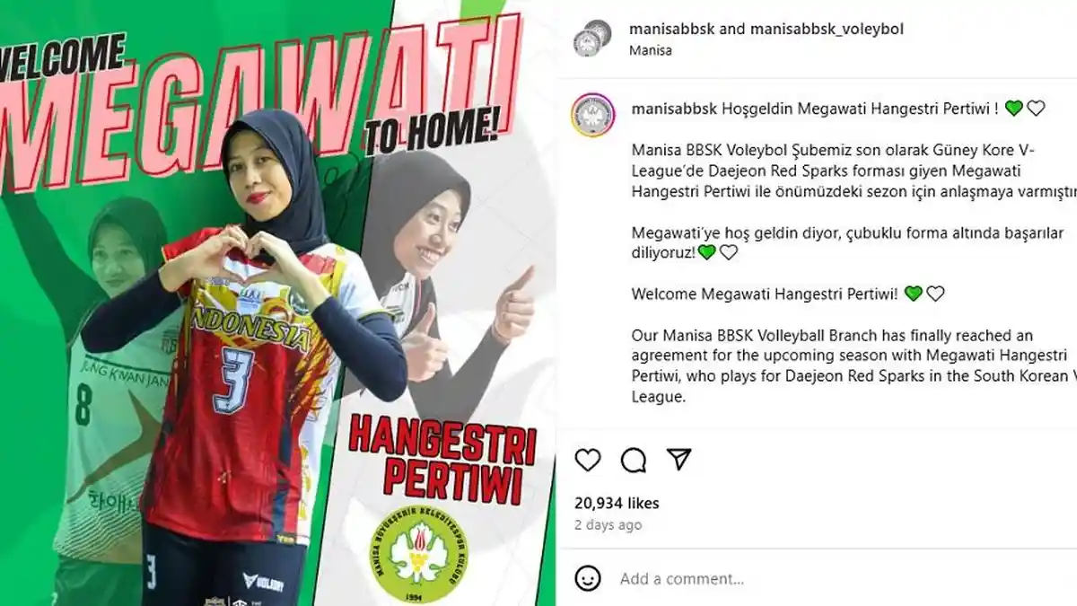 Netizen Indonesia Serbu Postingan Media Sosial Manisa BBSK, Reaksi Gila Soal Transfer Megawati