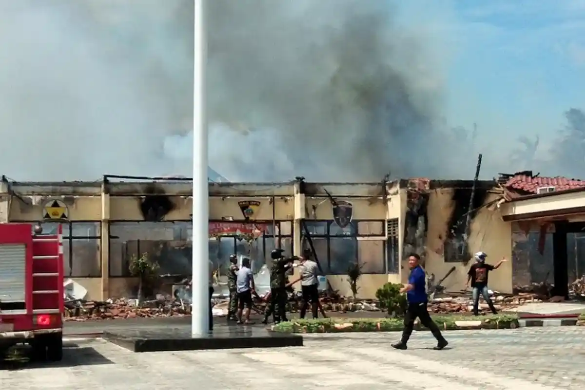 AKBP Syarhan Kisahkan Detik-detik Api Melalap Mapolres Lampung Selatan