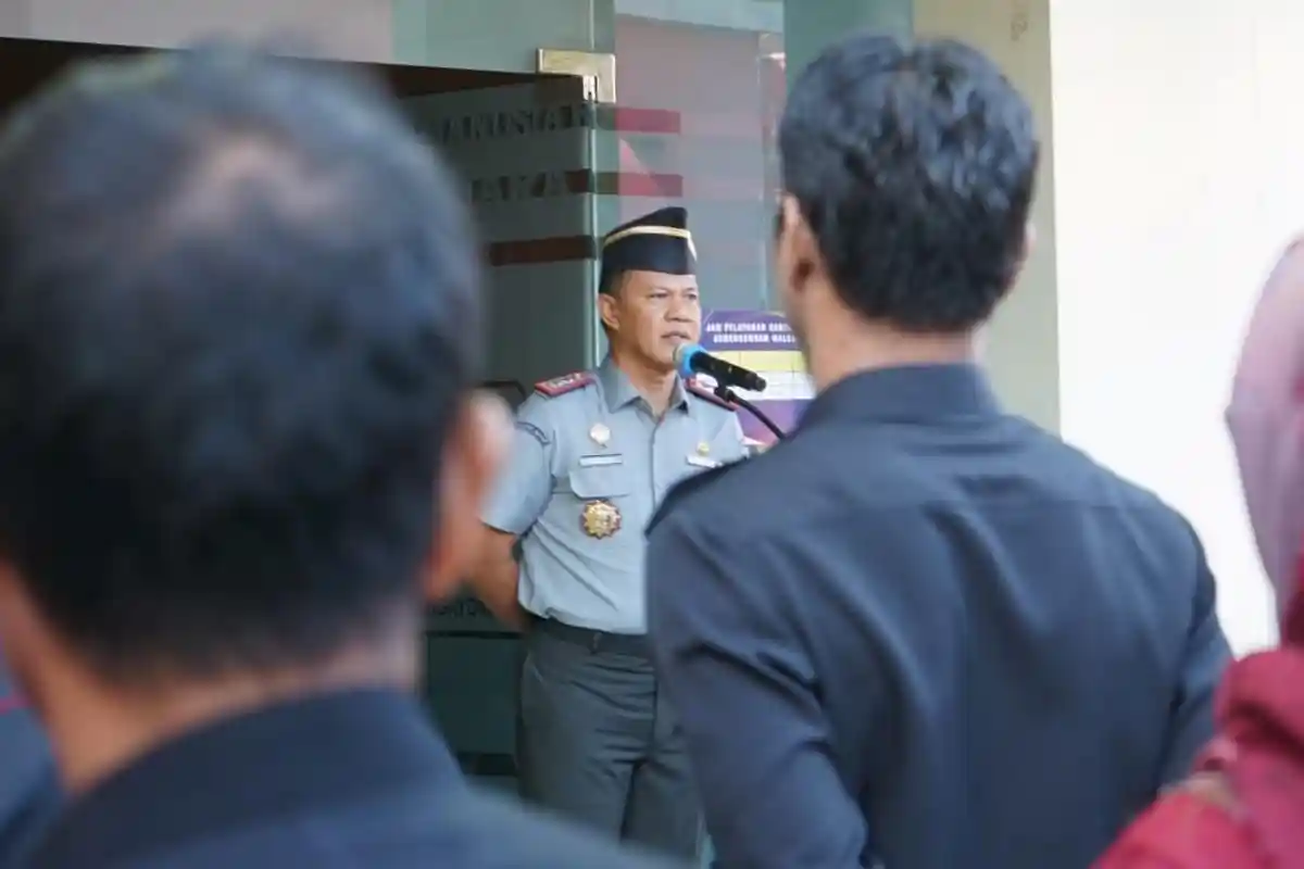 Pimpin Apel Pagi, Kakanwil Kemenkumham Malut M Adnan Meminta Jajaran Berikan Kontribusi Positif