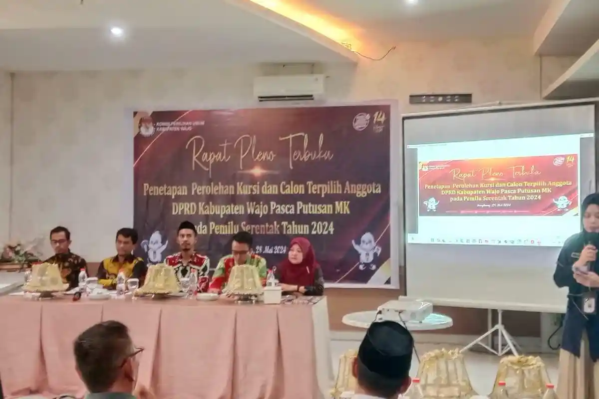 40 Nama-nama Caleg dan Perolehan Kursi Partai DPRD Wajo Sulsel Periode 2024-2029