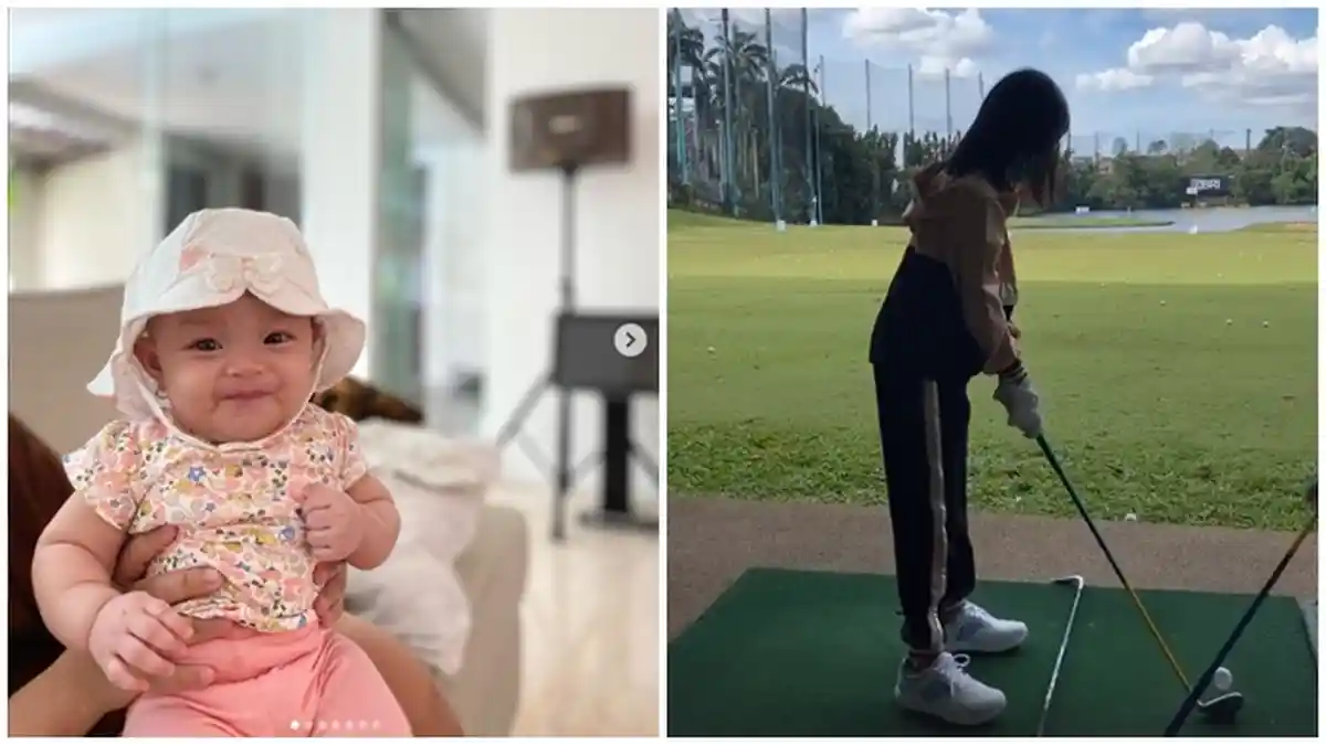 Aksi Dua Anak Sirajuddin Mahmud dan Zaskia Gotik, Aqila Ramadhani Latihan Golf, Arsila Bikin Gemas