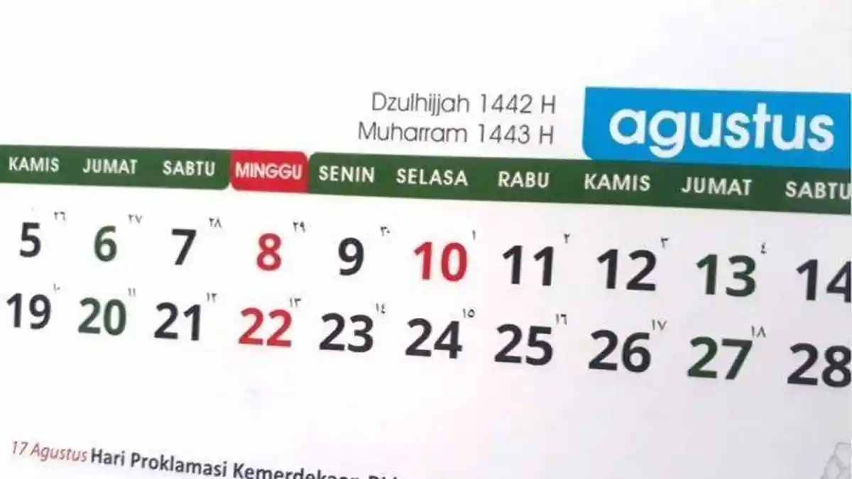 Kalender 2024 Adakah Cuti Bersama Sesudah 17 Agustus? Berikut Daftar Sisa Libur Nasional