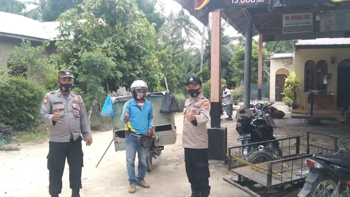 Cegah Pencurian dan Berbagai Kejahatan di Bulan Ramadhan Personil Polsek Lima Puluh Lakukan Patroli