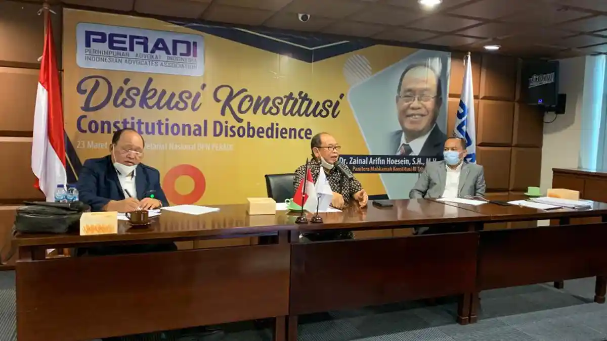 PERADI Didorong Rumuskan Sanksi Pembangkangan Terhadap Konstitusi