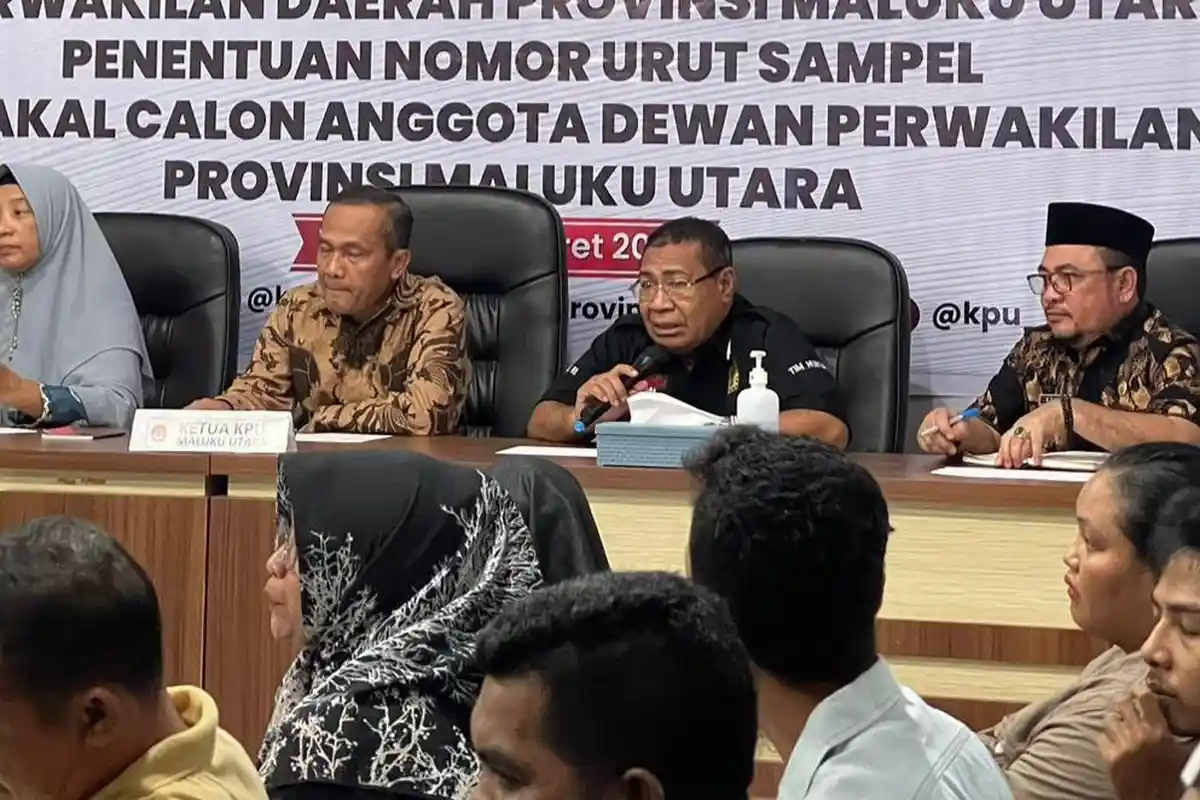 KPU Umumkan 10 Balon DPD-RI Dapil Maluku Utara, Ada Nama Sahrani Somadayo dan Hasby Yusuf