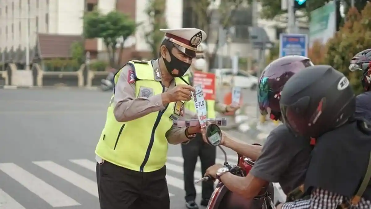 Ditlantas Polda Kalsel Genjot Sosialisasi E-TLE di Banjarmasin, Pengendara Diingatkan Soal Ini 