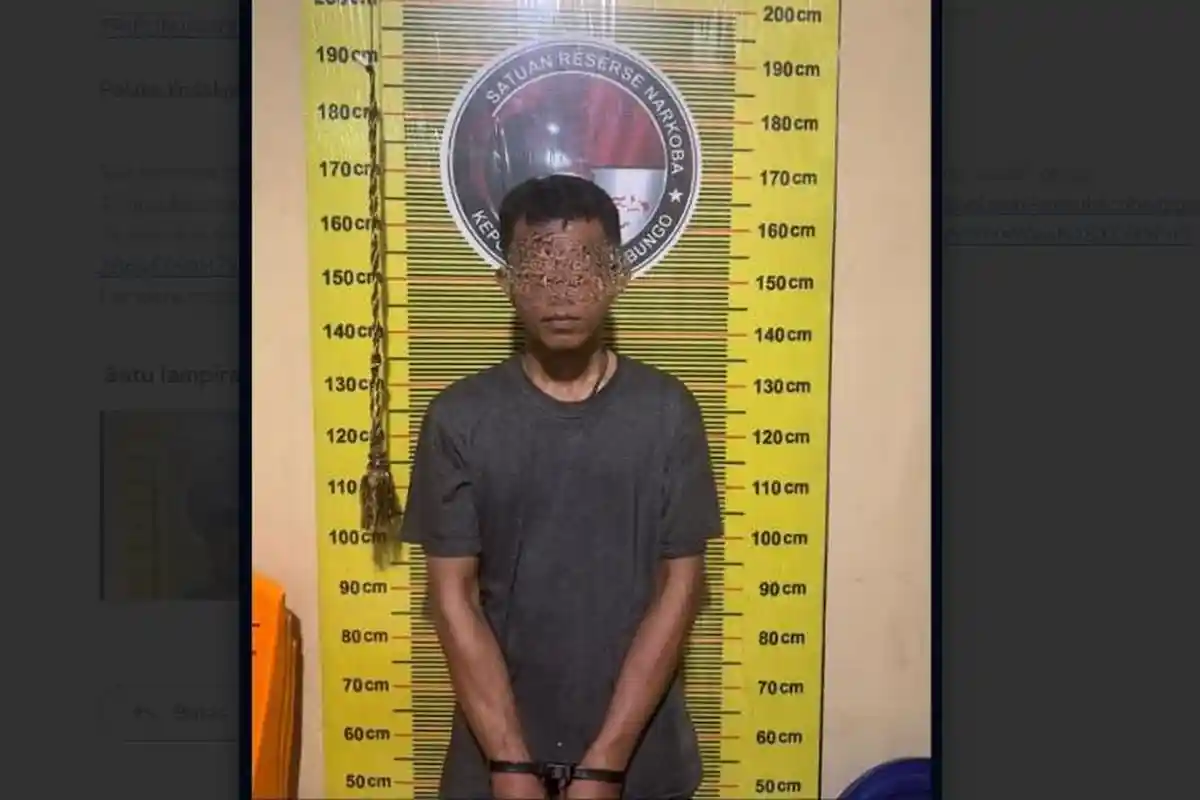 Satresnarkoba Bungo Jambi Ringkus Warga Desa Embacang Terkait Narkoba