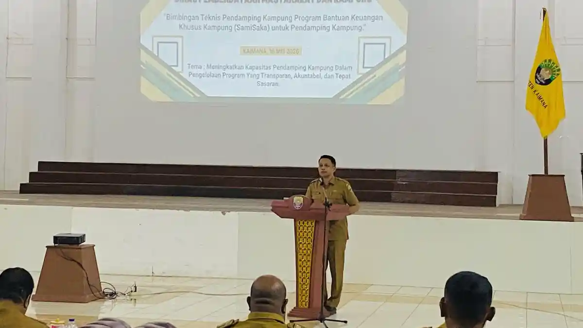 DPMK Kaimana Gelar Bimtek untuk 168 Pendamping Kampung Program Samisaka