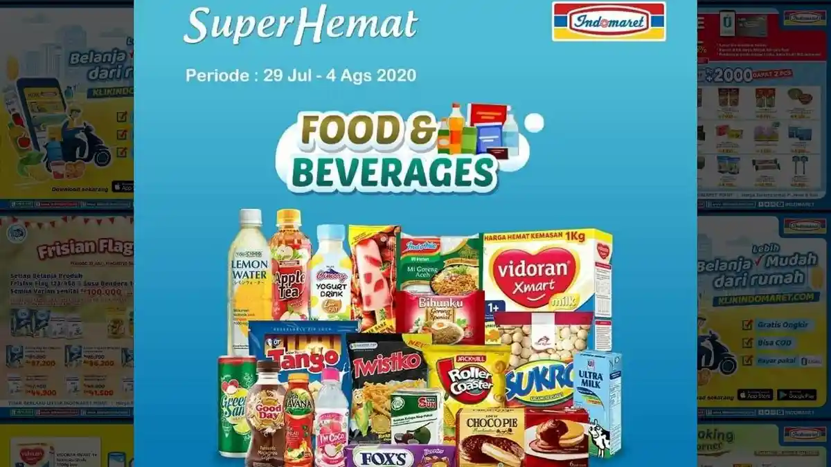 Promo Indomaret Super Hemat Edisi 30: 29 Juli - 4 Agustus 2020, Beli 2 Gratis 1 hingga Diskon