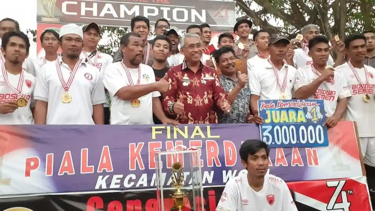 Tumbangkan Tabaroge FC, MS Seven Juara Piala Kemerdekaan Wotu