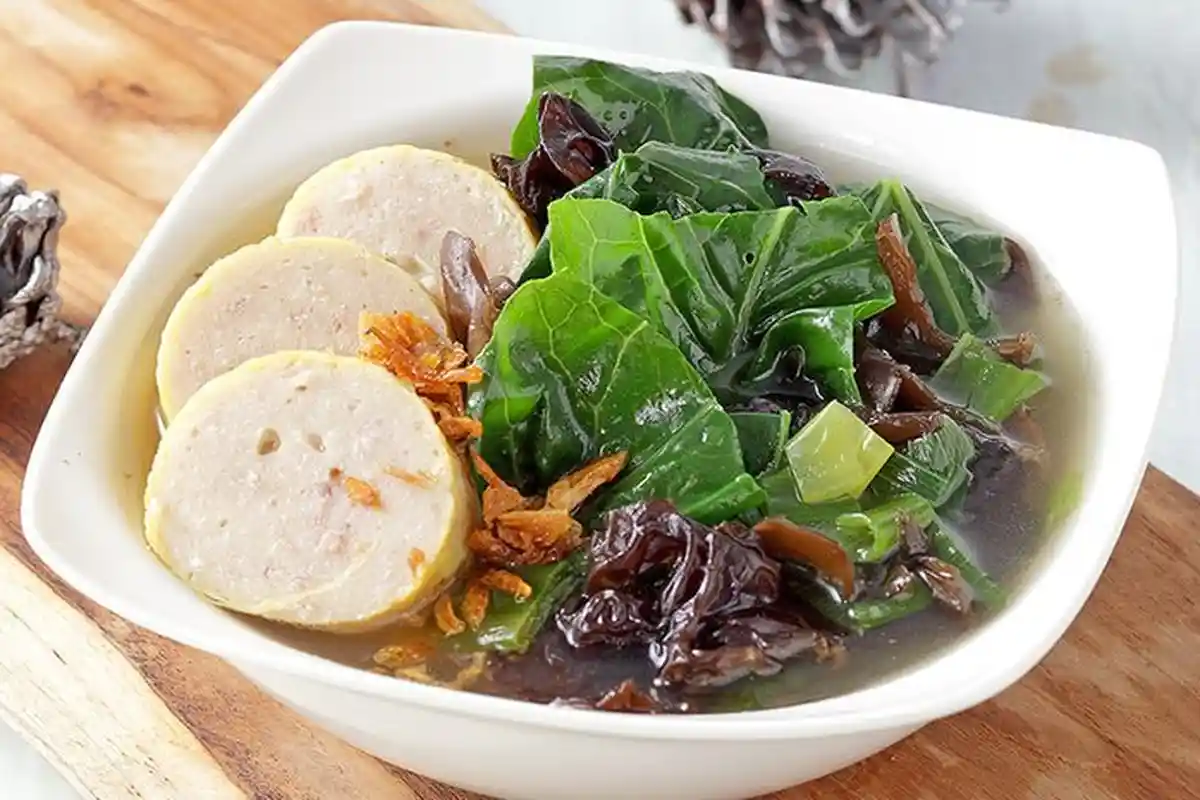 Menu Buka Puasa Sup Rolade Kailan, Berikut Bahan dan Cara Membuatnya