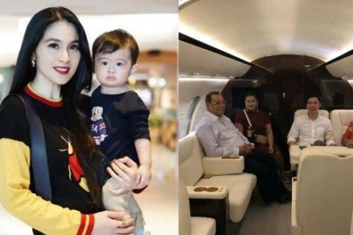 Suami Sandra Dewi Beli Jet Pribadi untuk Raphael Moeis, Warganet Bandingkan dengan Syahrini