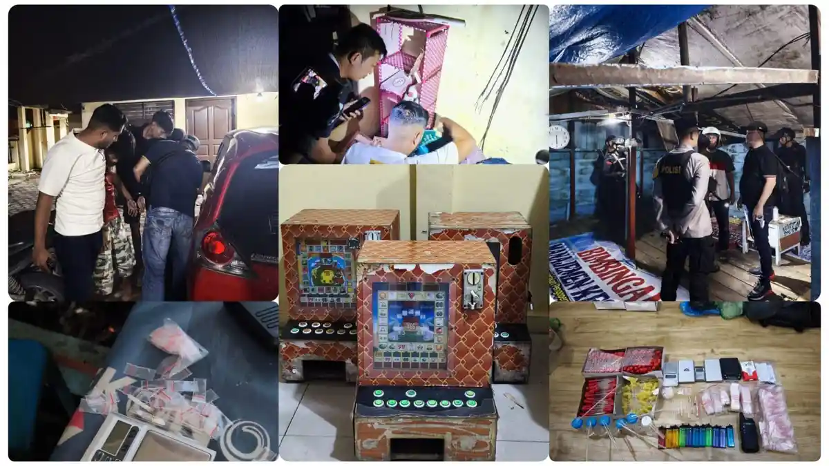 Operasi Narkoba Tengah Malam, Dua Tersangka Barang Bukti Berhasil Diamankan dari Dua Lokasi