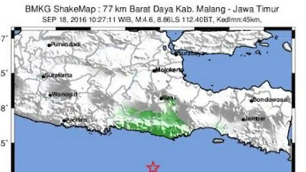 Tiga Rumah Warga di Malang Rusak