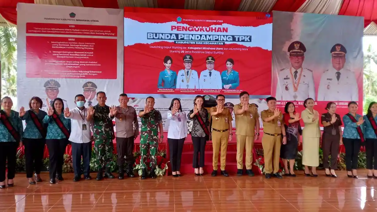 Rizya Davega Dikukuhkan Jadi Bunda Pendamping TPK, Joune Ganda Ajak SDM Lebih Berkualitas