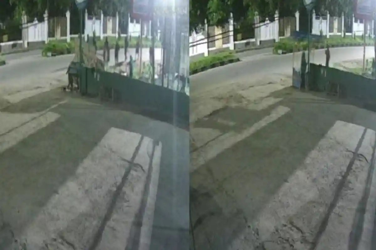 Detik-detik Sekelompok Pemuda Rusak dan Bakar Lapak Usaha Depan Kampus UHO Kendari Sulawesi Tenggara