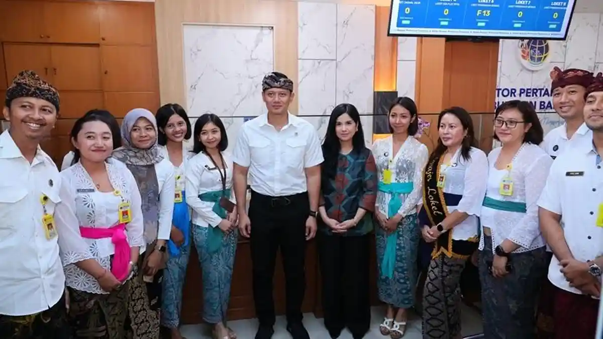 Kunjungi Kantah Badung, Menteri AHY Inginkan Modernisasi dan Penguatan Seluruh Kantor Pertanahan