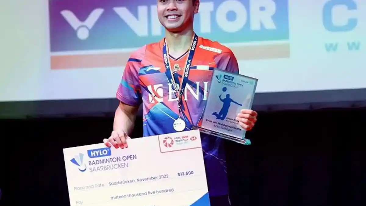 Pernah Merasakan Hal Serupa, Anthony Sinisuka Ginting Sayangkan Kontroversi di Final Hylo Open 2022