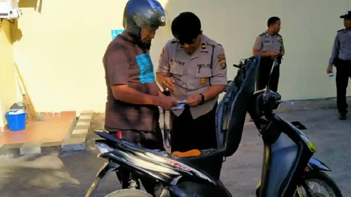 Jelang Nyepi, Polres Klungkung Gelar Razia Antisipasi Tindak Kejahatan