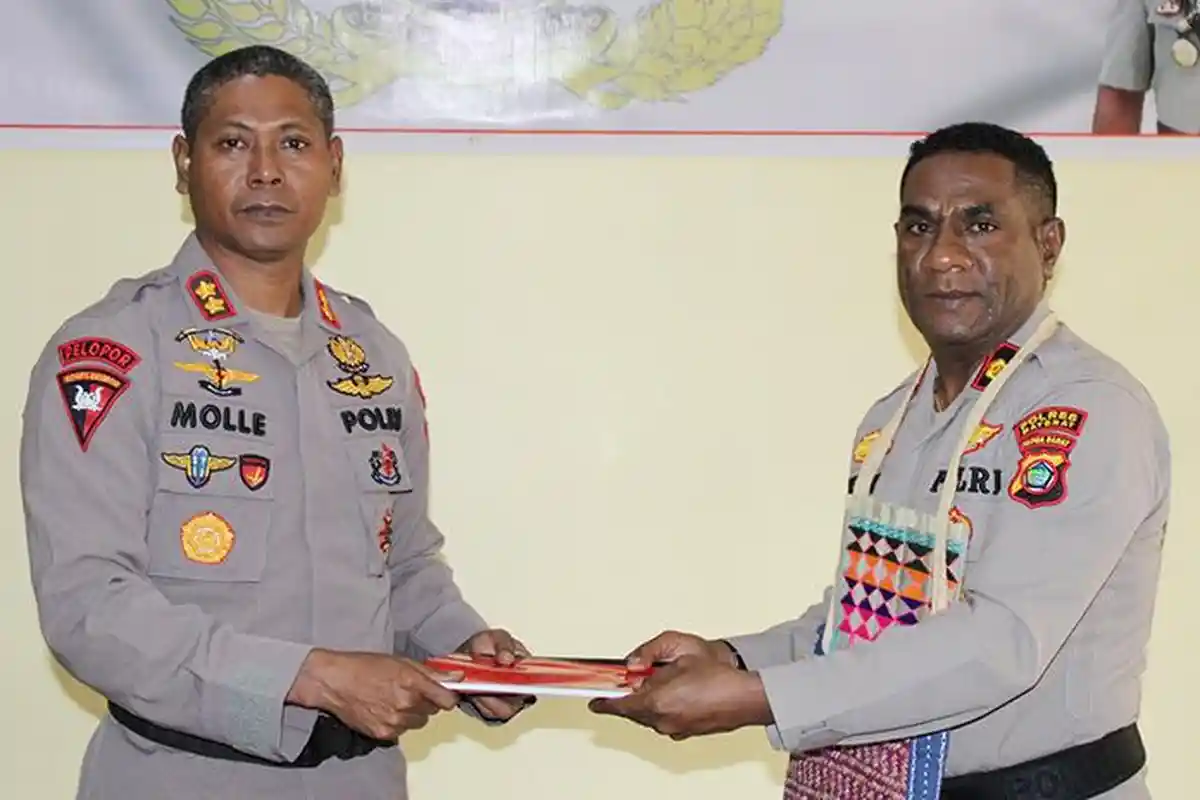 Pisah Sambut Kapolres Maybrat, AKBP Gleen Rooi Molle dan Kompol Ruben Obed Satu Suara soal Pelayanan