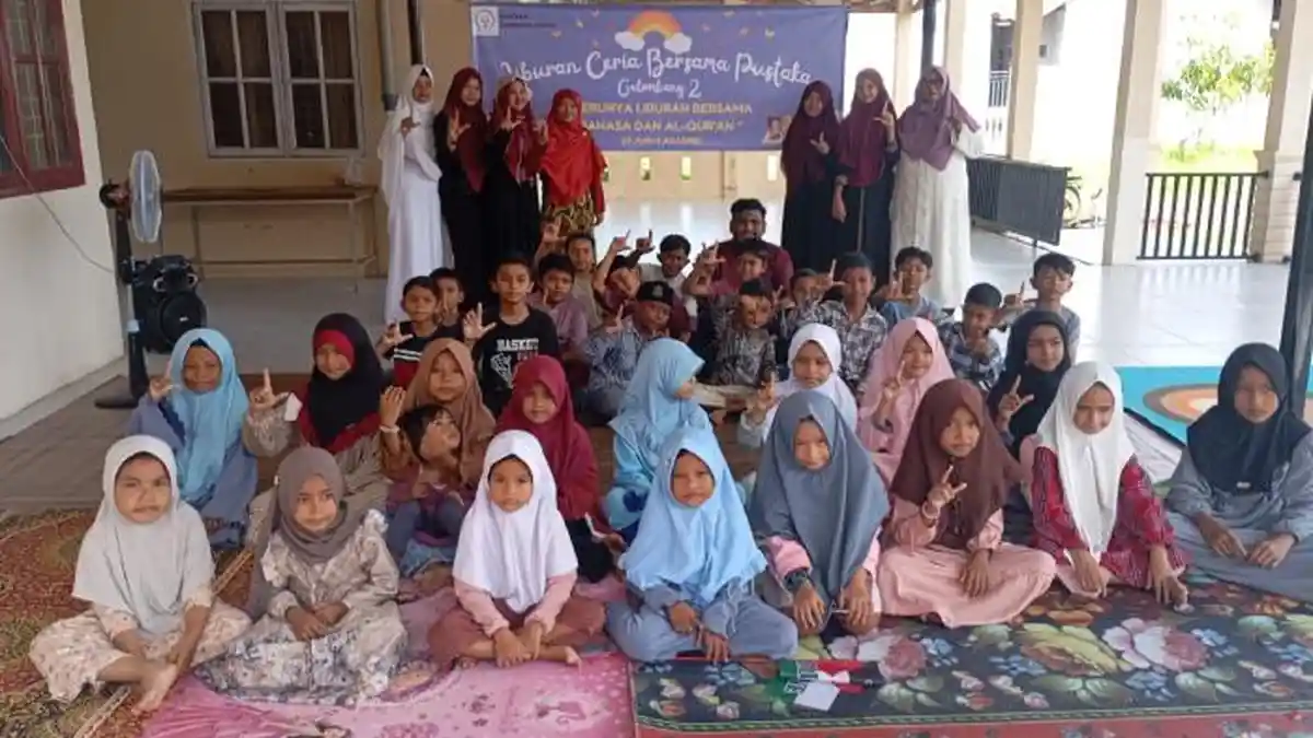 Liburan Ceria di Gampong Limpok, 53 Anak Isi Libur Sekolah dengan Tilawah, Bahasa, dan Dongeng