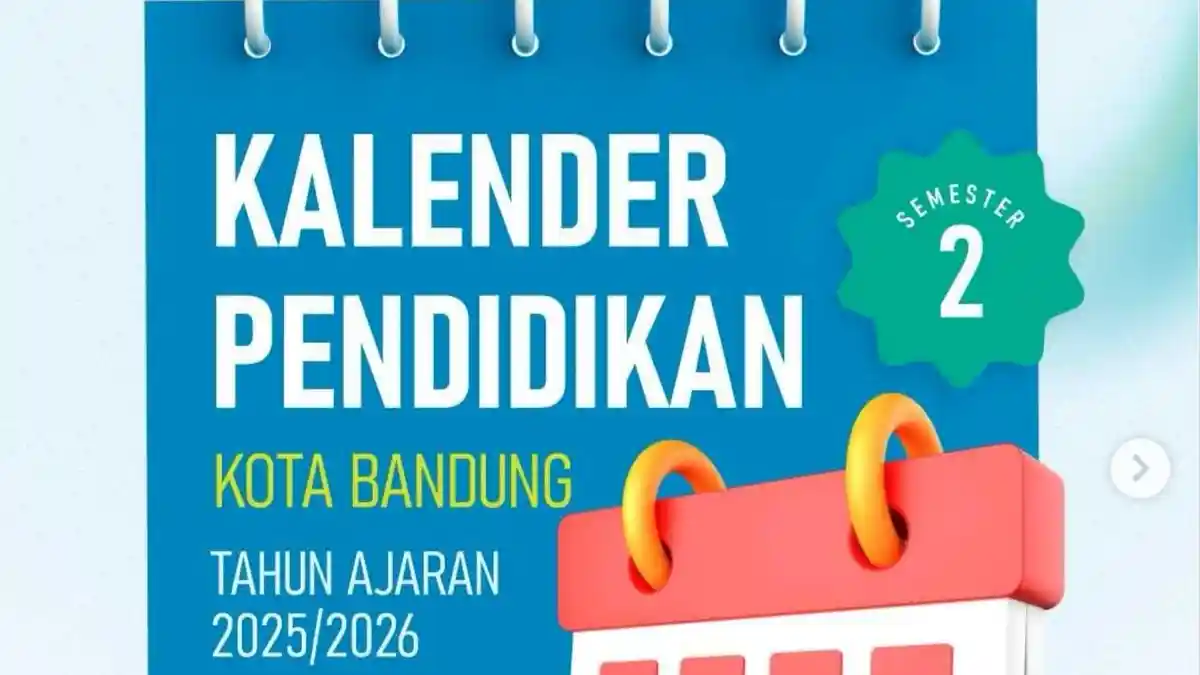 Kalender Pendidikan Kota Bandung Tahun Ajaran 2025/2026 Semester II