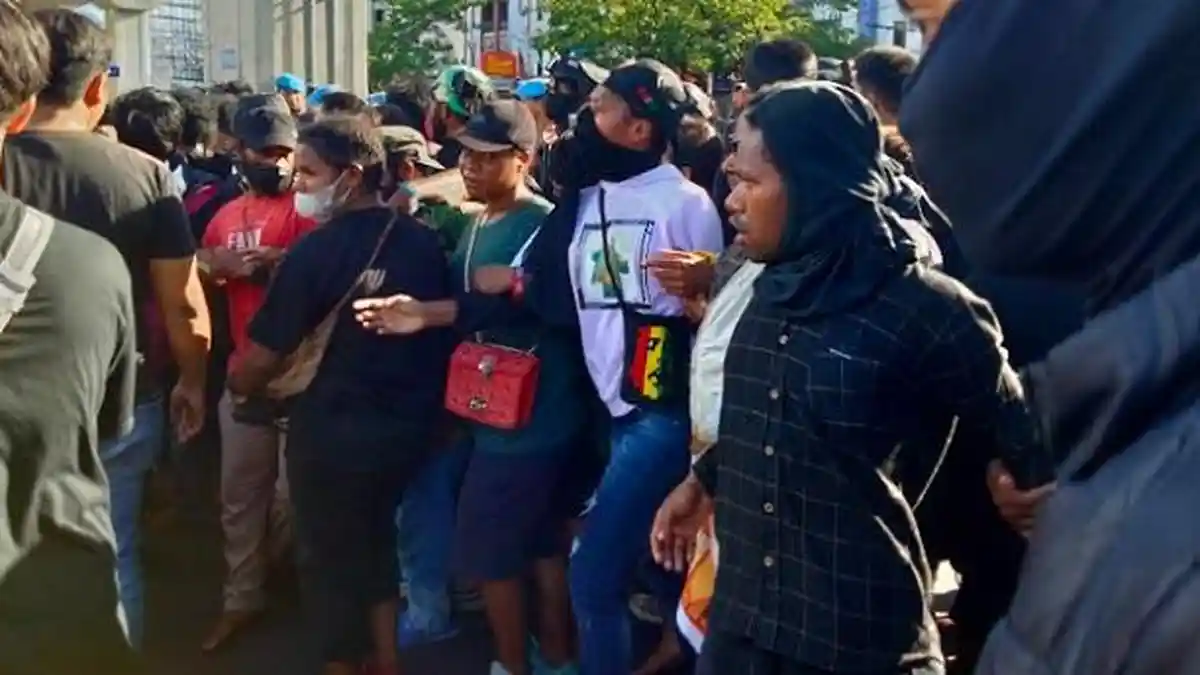 8 Pendemo Hari Buruh yang Sempat Diamankan Polrestabes Makassar Dipulangkan