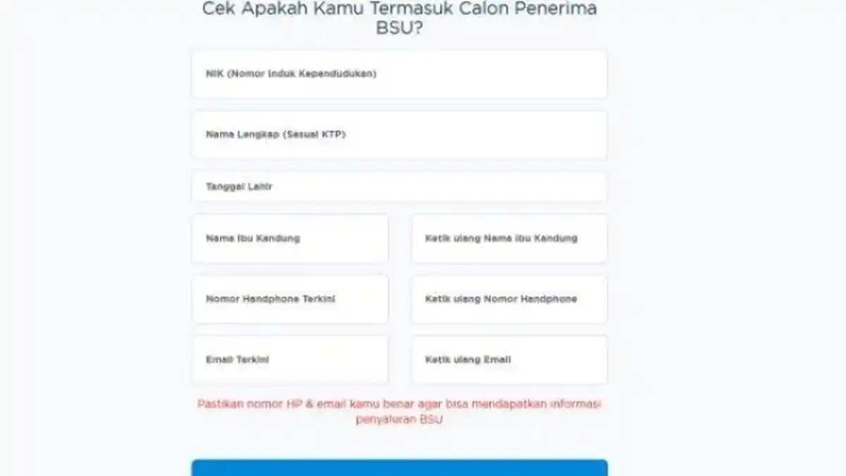 Status BSU 2025 Tidak Bisa Update Rekening? Jangan Panik, Ini Penyebabnya