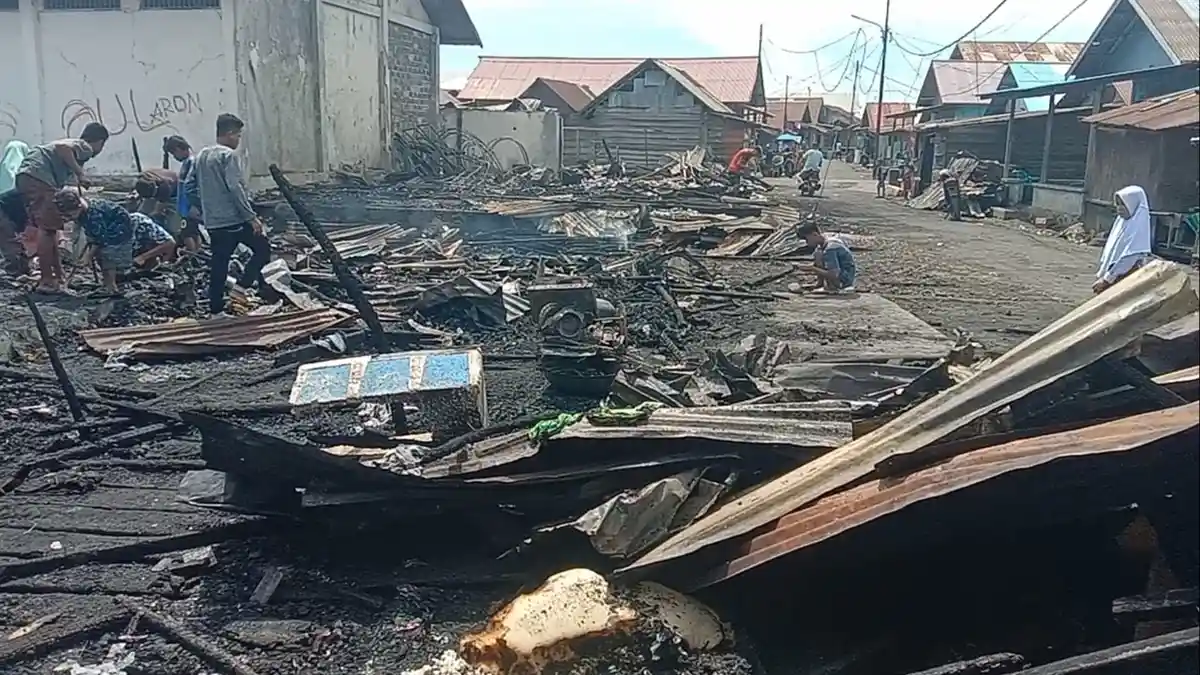 Enam Rumah di Halmahera Utara Terbakar, Diduga Akibat Korsleting Listrik