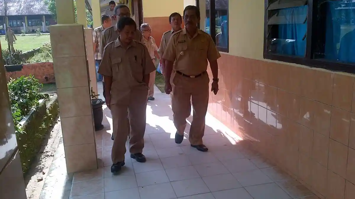 Hanya SMP Negeri 2 Tanjungpandan Ujian Berbasis Komputer