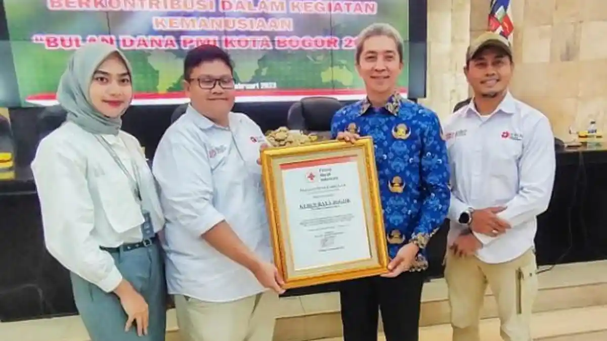 PT Mitra Natura Raya Terima Penghargaan atas Kontribusi pada Bulan Dana PMI Kota Bogor Tahun 2022