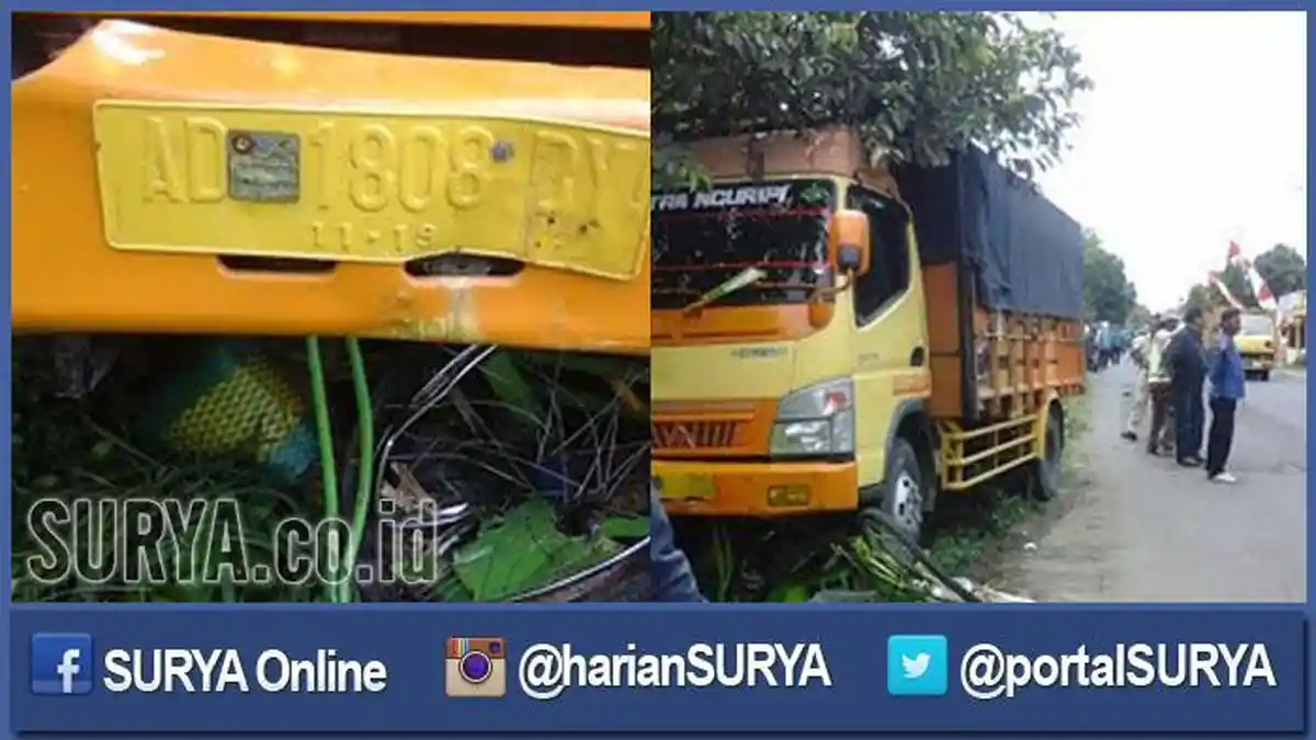 Truk Tabrak Motor Lalu Menghantam Becak, Dua Orang Tewas