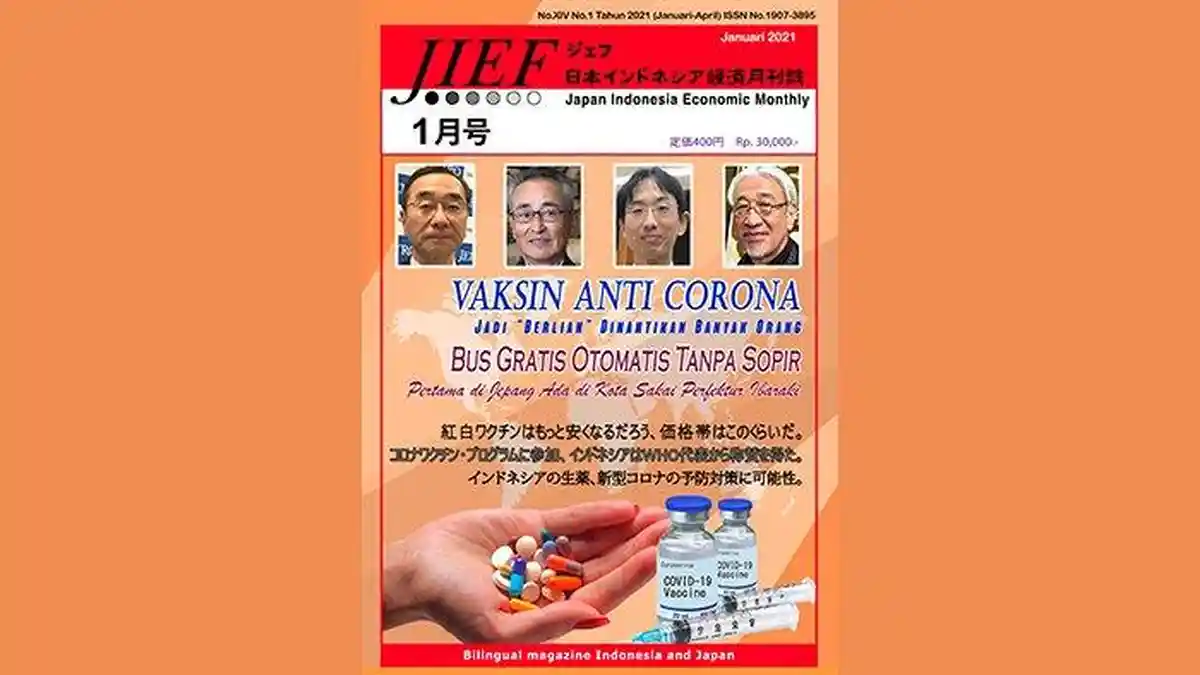 Majalah Ekonomi Jepang - Indonesia Terbitan Januari 2021 Banyak Dicari, Bahas Soal Vaksin Covid-19