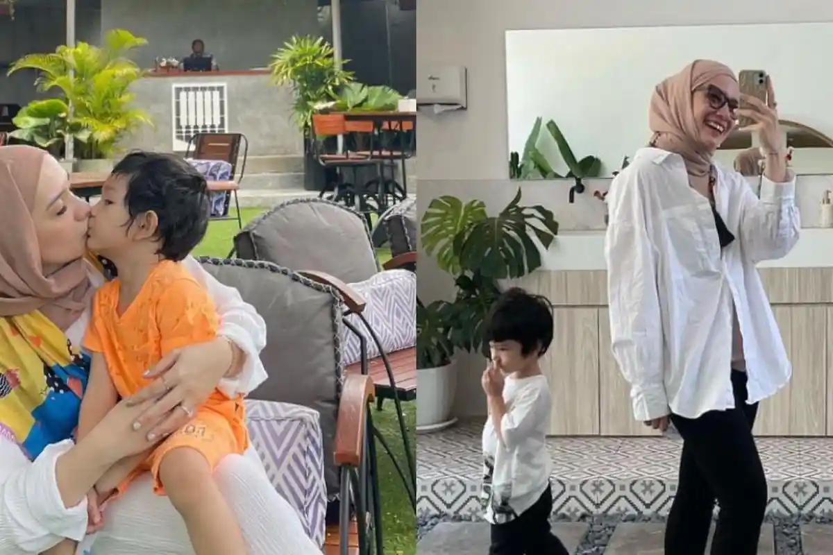 Isu Cerai Mencuat, Putri Anne Tepergok Momong Anak Tanpa Arya Saloka