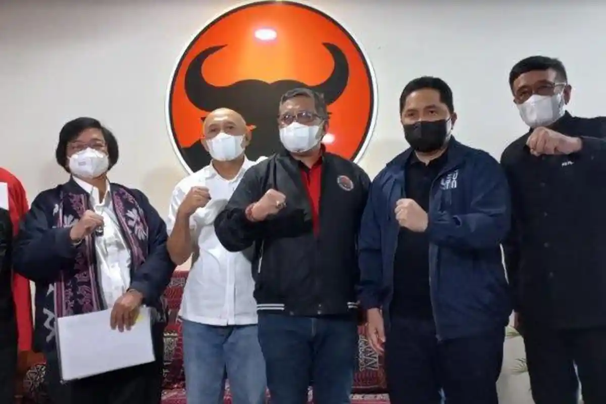 Erick Akan Jadi Wakilnya Puan Maharani ? PDIP Undang Erick Thohir Bahas Pilpres 2024