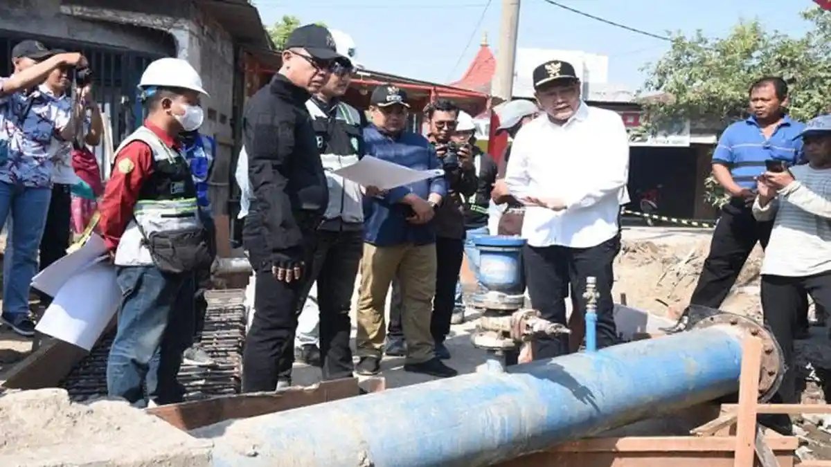 Hasil Sidak Plt Bupati Sidoarjo Subandi, Tak Hanya Jalan Beton, Jembatan Banjarsari Juga Ditinggikan