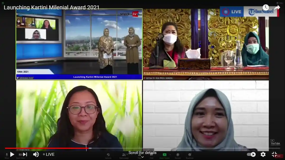 Pendaftaran Kartini Milenial Award Sudah Dibuka, Lebih Besar dari Sumsel Sampai Lampung
