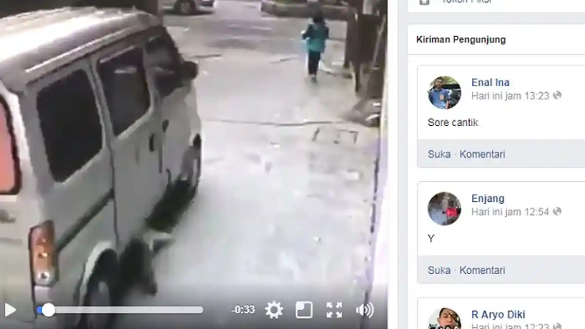 Aneh bin Ajaib, Ini yang Terjadi pada Bocah Dilindas Minibus, Reaksi Sopir Bikin Netizen Nyumpah