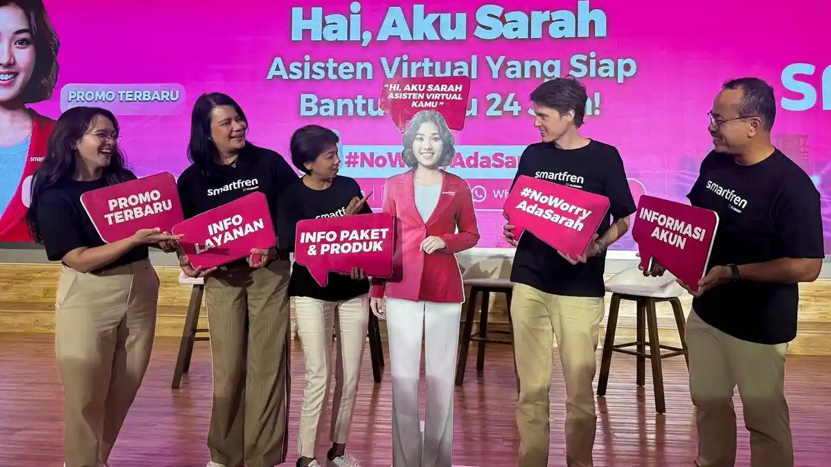 Sarah, Asisten Virtual Smartfren Berbasis AI untuk Layani Pelanggan