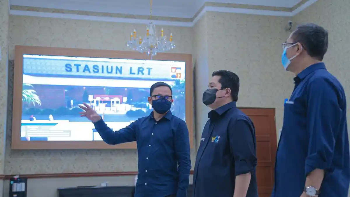 Temui Bima Arya di Kota Bogor, Erick Thohir Minta Pemkot Bogor Jangan Lengah Tangani Kasus Covid-19