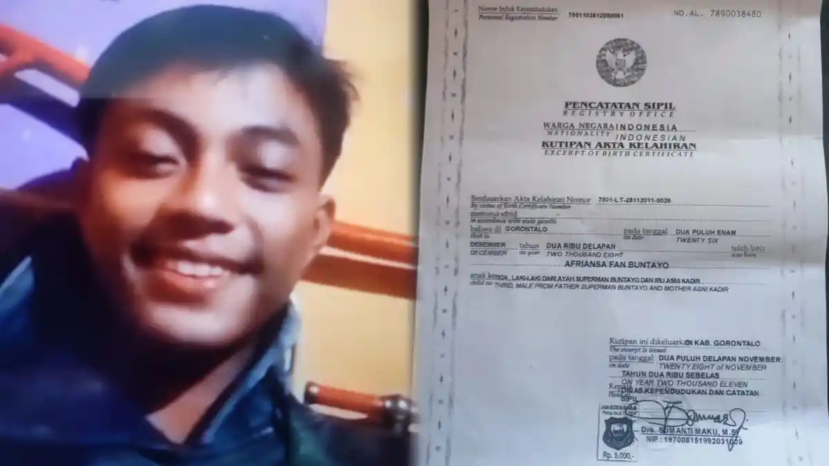 Afriansah Fan Buntayo Sosok Remaja di Kabupaten Gorontalo Dilaporkan Hilang, 4 Hari Tak Pulang Rumah
