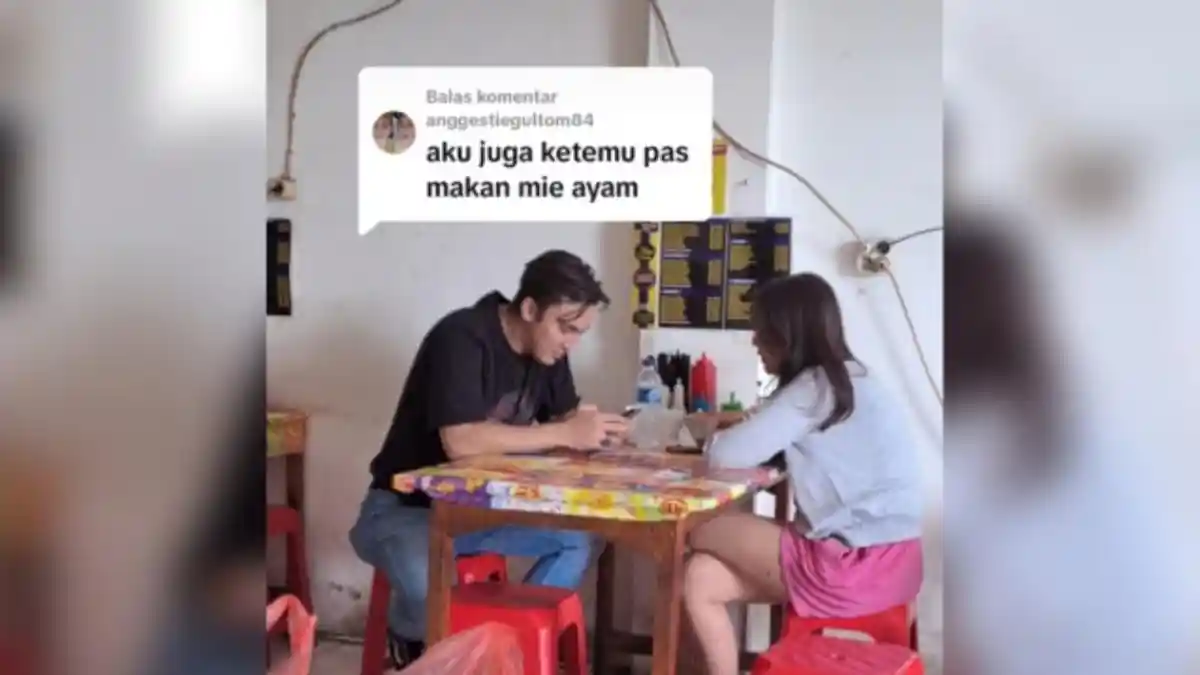 Viral Foto Rendy Kjaernett dan Syahnaz Sadiqah Makan Bareng di Warung